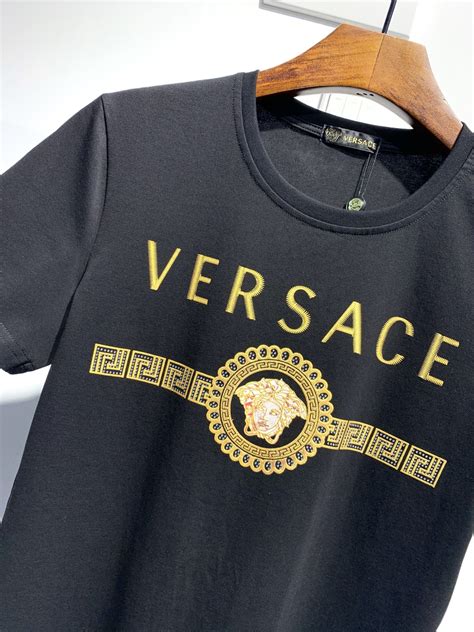 replica pink versace t shirt|versace designer shirts.